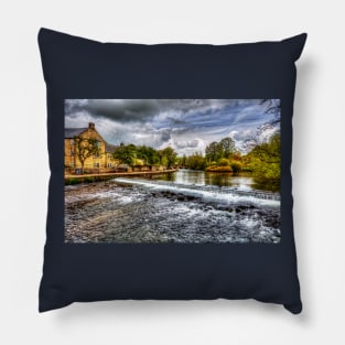 Bakewell, River Wye, Peak District, England Pillow