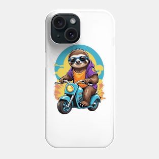 Motorbike Riding Sloth Phone Case