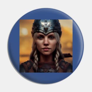 Viking Shield Maiden Pin