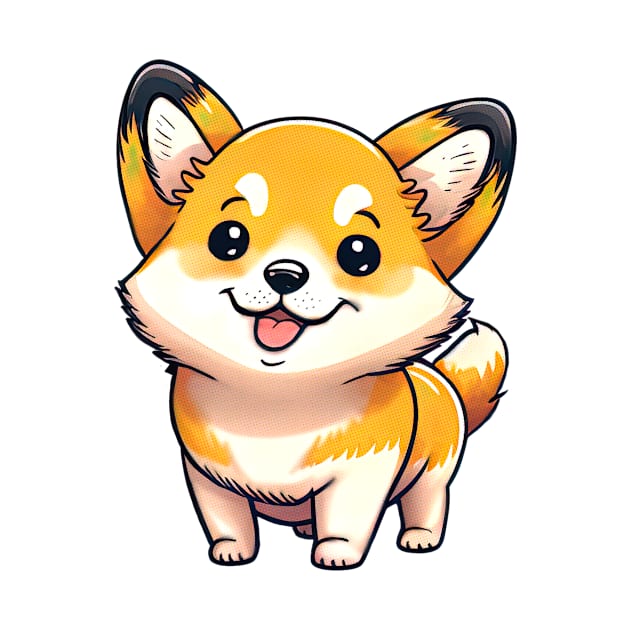 Cute Corgi by Prilidiarts