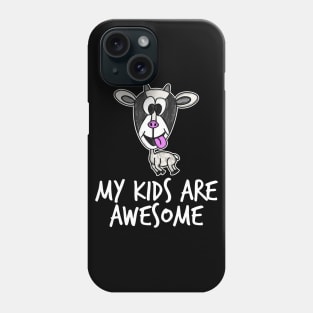 My Kids Are Awesome Goat Mom Mother's Day Phone Case