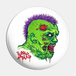 Zombie Punk Pin