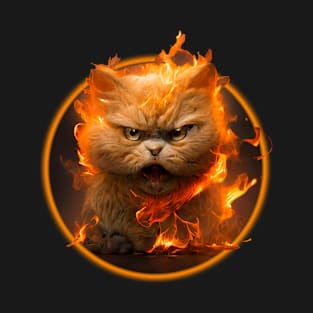 cat fire T-Shirt