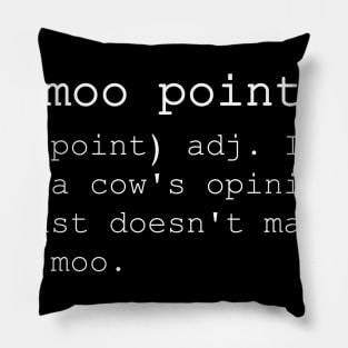 Moo Point Pillow