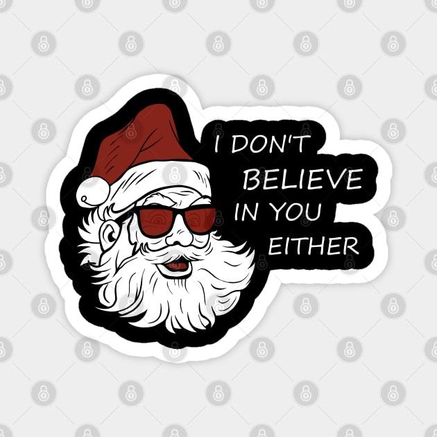 Bad Santa Magnet by valentinahramov