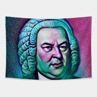 Johann Sebastian Bach Portrait | Johann Sebastian Bach Artwork 4 Tapestry