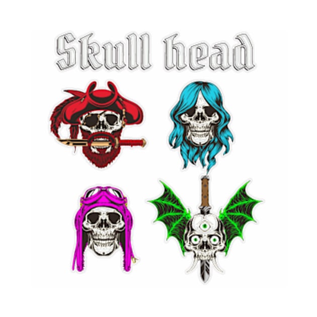 skull head retro killer by girls store