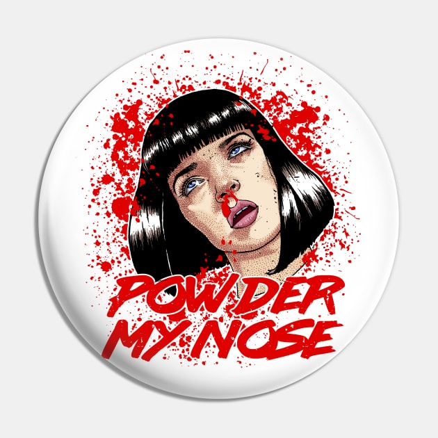 Powder my nose (light background) Pin by Alien Ink