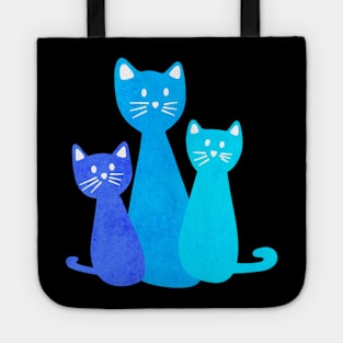 Blue Cats Tote