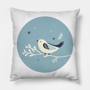 Winter Bird Pillow