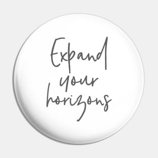 'Expand Your Horizons' Women's Achievement Shirt Pin