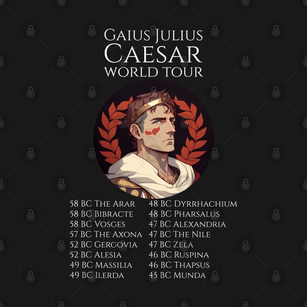 Julius Caesar World Tour - Ancient Rome - Anime Manga by Styr Designs
