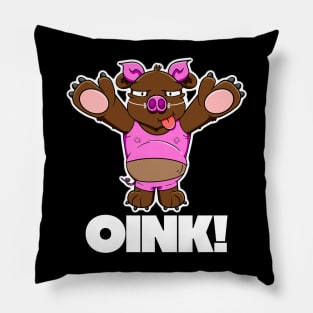 I won't eat you! - Oink Pillow