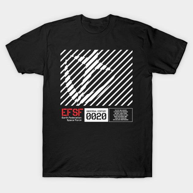 EFSF Stripes - Gundam - T-Shirt | TeePublic