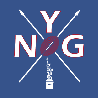 New York Big Blue Pro Football NY Is Home T-Shirt