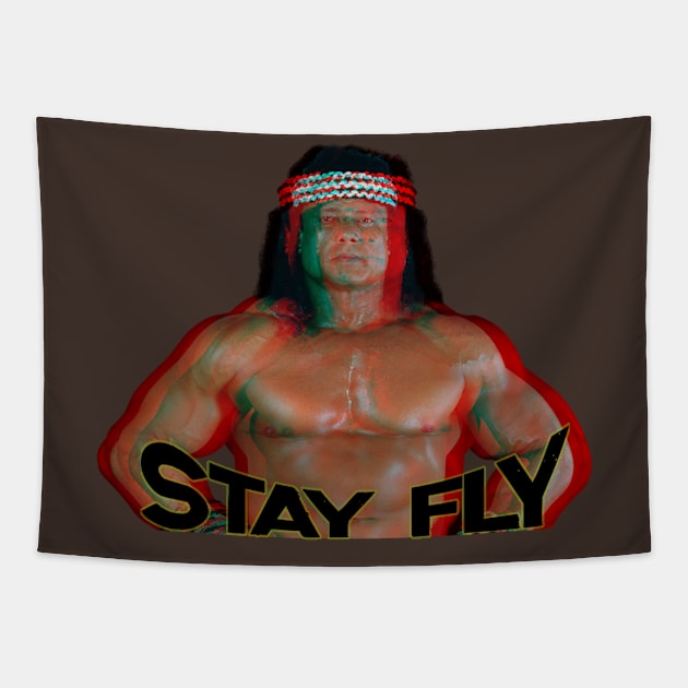 Stay Fly Tapestry by ndmdigital