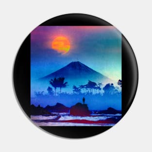 The Volcano And The Sunset Pin