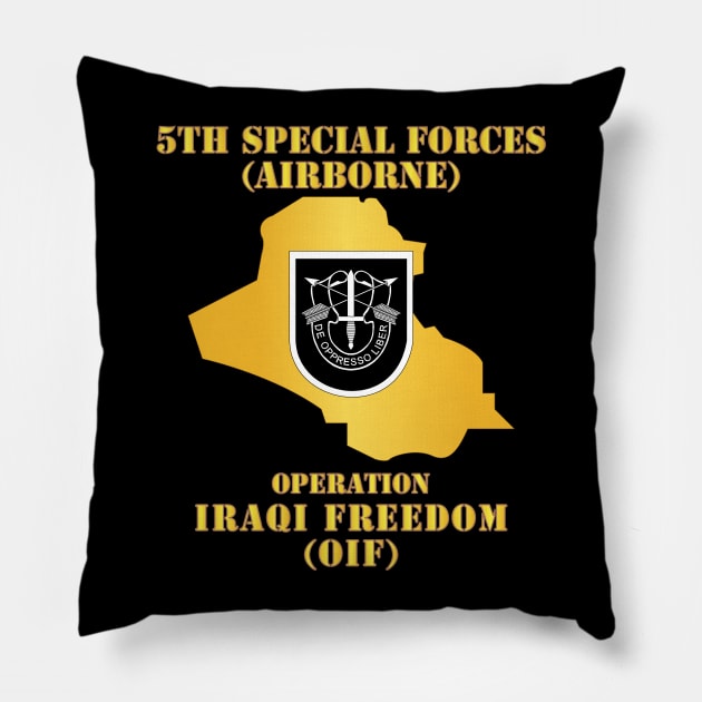 5th SFG - OIF w Map Pillow by twix123844