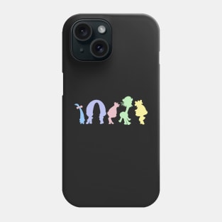 Pastel Trolls Outline Phone Case