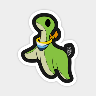 Aro-Ace pride Nessie Magnet