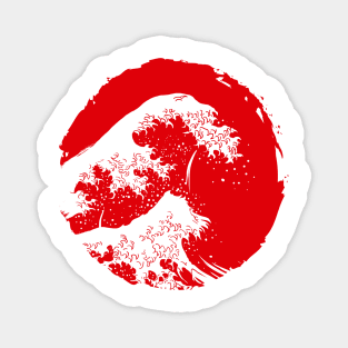 Wave in japan Magnet