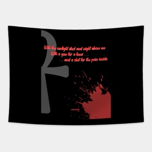 Gun For A Lover Tapestry