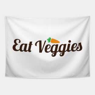 Eat Veggies T-Shirt Tapestry