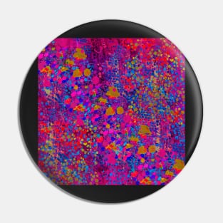 Purple Flower Burst Pin