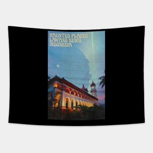 Haunted Places Lawang Sewu Indonesia Art Nouveau Tapestry