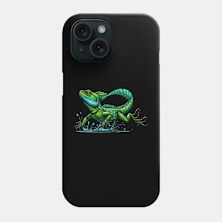 Basilisk Lizard Cool Lizard Art Herpetology Basilisk Lizard Phone Case