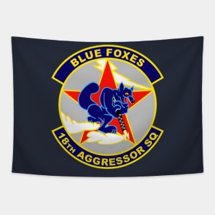 18th Aggressor Squadron Blue Foxes Tapestry