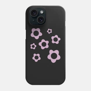 pack flowers aesthetic purple violet pink Phone Case