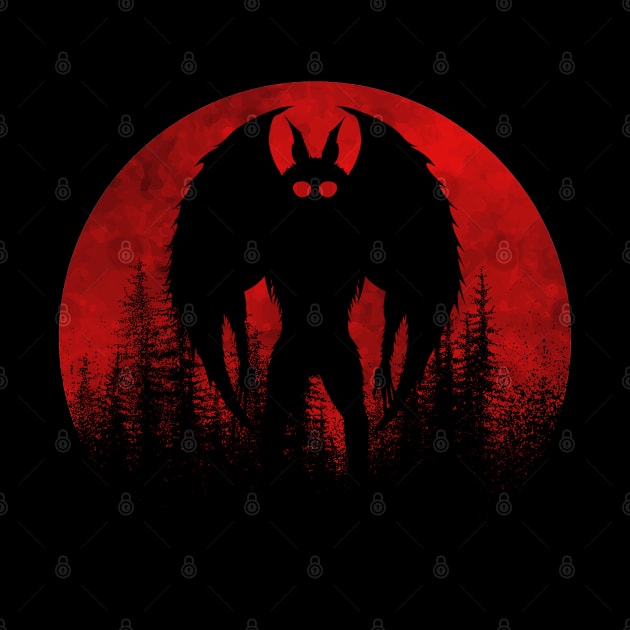 Mothman Moon by Tesszero