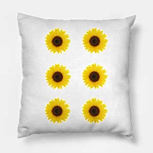 Six Sunflowers Pillow