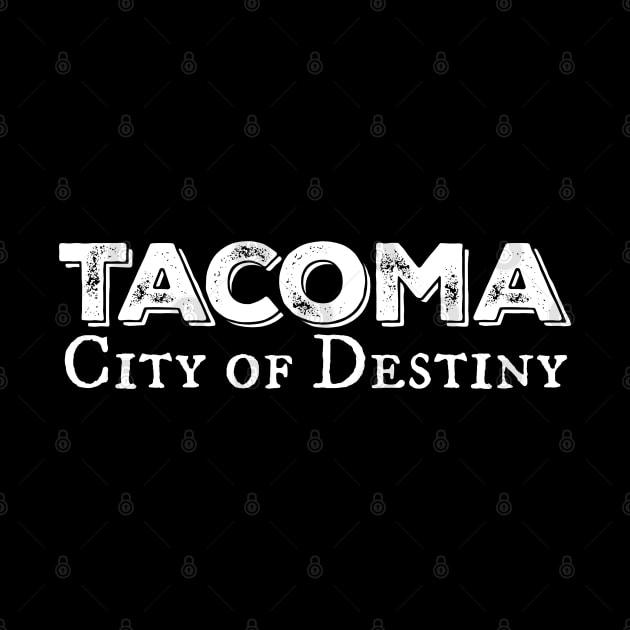 Tacoma, City Of Destiny: White Ink by Bri the Bearded Spoonie Babe