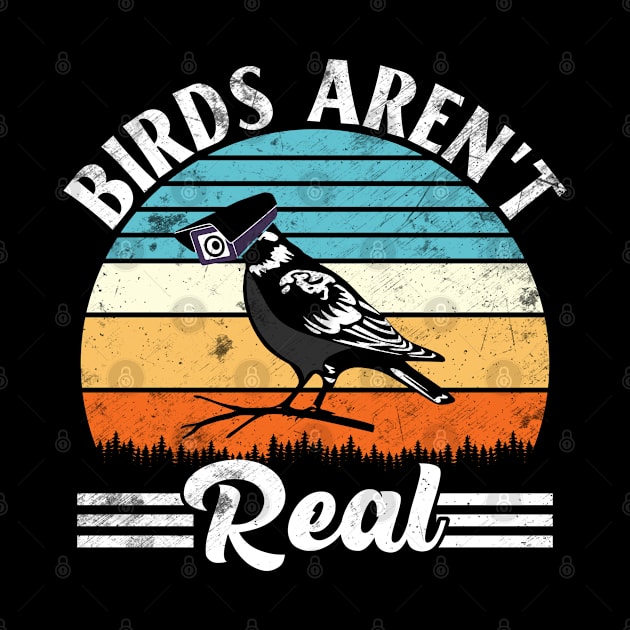 Vintage Birds Aren’t Real Movement - If It Flies It Spies by RiseInspired