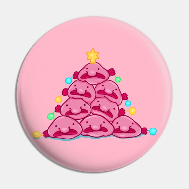 Blobfish Christmas tree Pin by manydoodles