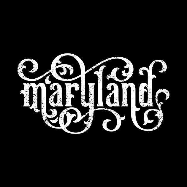 Maryland Retro Distressed Script by polliadesign