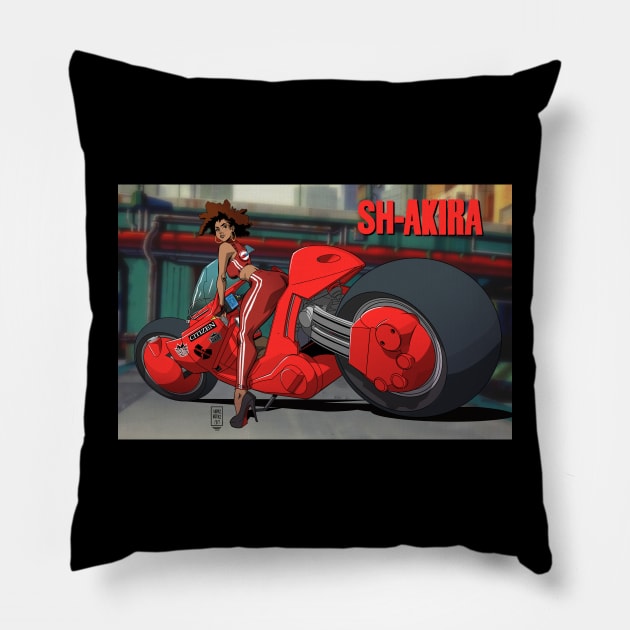 Sh-Akira Pillow by drdre74