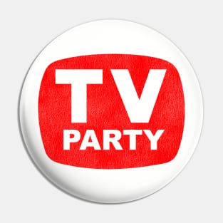 TV Guide TV Party Pin