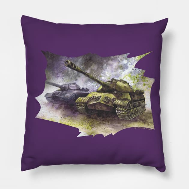 IS-3 Tanks Pillow by KKmiecik_ART