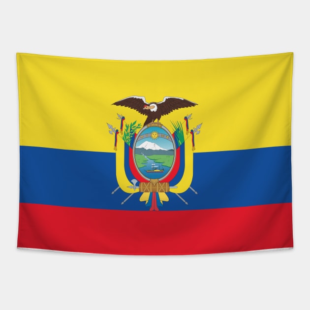 Ecuador Tapestry by Wickedcartoons