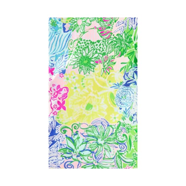 Pastel Floral Print by LittleLuxuriesDesigns