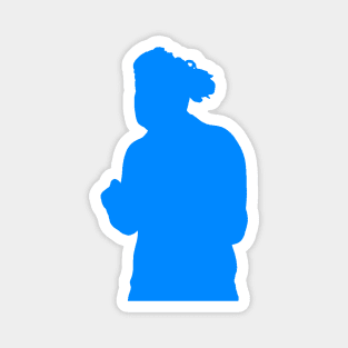 TeachUrb Anime Silhouette Blue Shadowy Figure Magnet