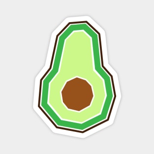 Angular Avocado Magnet