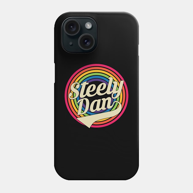 Steely Dan - Retro Rainbow Style Phone Case by MaydenArt