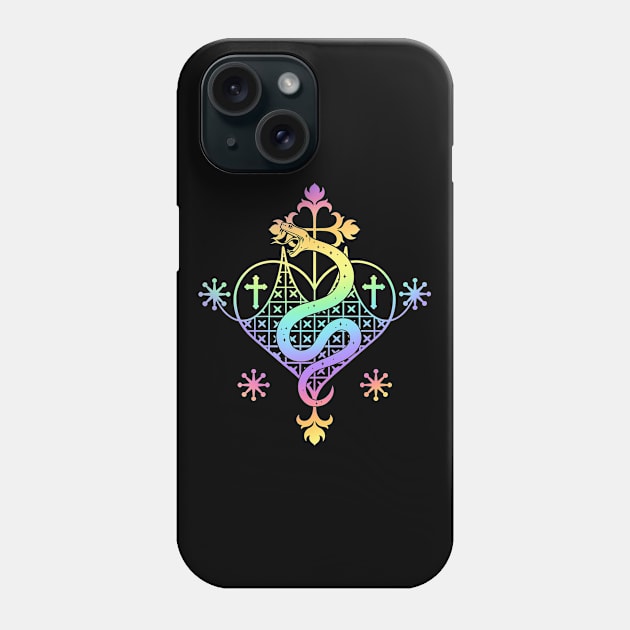 Marie Laveau Sigil Veve Voodoo Hoodoo Phone Case by OccultOmaStore