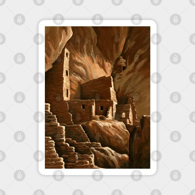 Cliff dwellings Magnet by DarlaHallmark