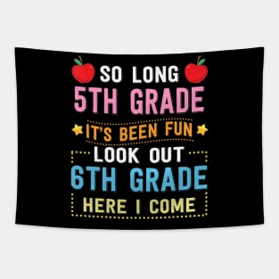 Hello 6th Grade Teacher Student Back To School Graduation Tapestry