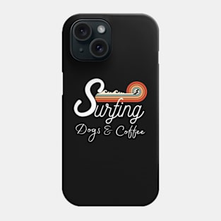 Surfing-Dogs-Coffee Phone Case